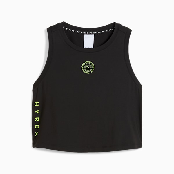 PUMA x HYROX CLOUDSPUN Women's Sleeveless Training Top, PUMA Black, extralarge-IND