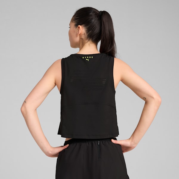PUMA x HYROX CLOUDSPUN Women's Sleeveless Training Top, PUMA Black, extralarge-IND