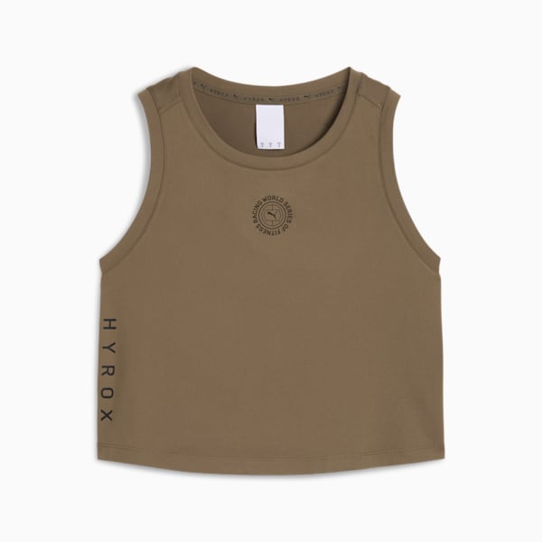 PUMA x HYROX CLOUDSPUN Women's Sleeveless Training Top, Loden Green, extralarge-IND