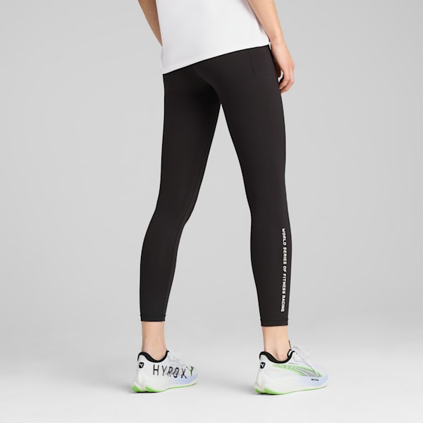 PUMA x HYROX CLOUDSPUN Women's Full Training Tights, PUMA Black, extralarge-IND