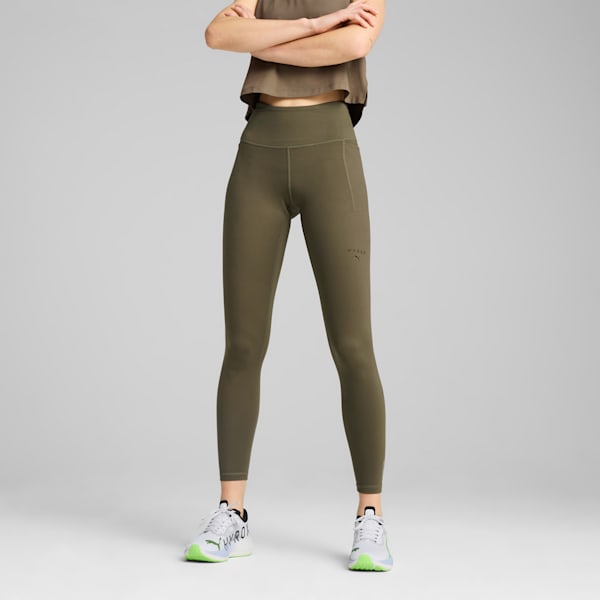 PUMA x HYROX CLOUDSPUN Women's Full Training Tights, Loden Green, extralarge-IND