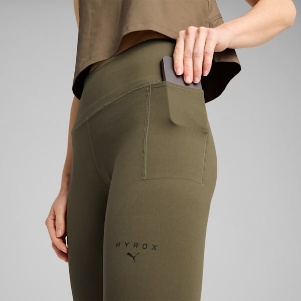 PUMA x HYROX CLOUDSPUN Women's Full Training Tights, Loden Green, extralarge-IND