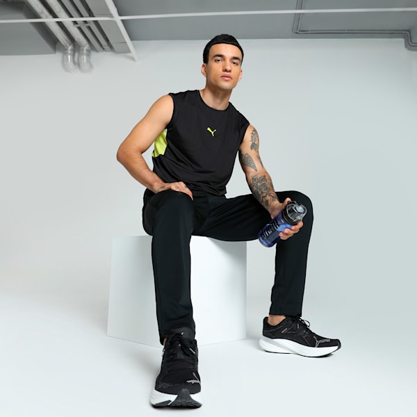 Active Men's Sleeveless Training Tee, PUMA Black, extralarge-IND