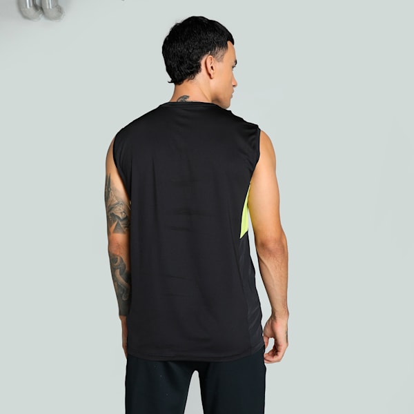 Active Men's Sleeveless Training Tee, PUMA Black, extralarge-IND
