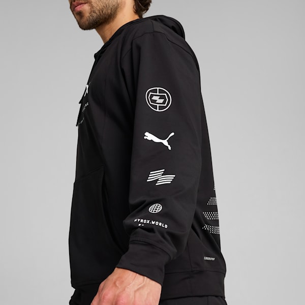 PUMA x HYROX Studio Hoodie Men, PUMA Black, extralarge