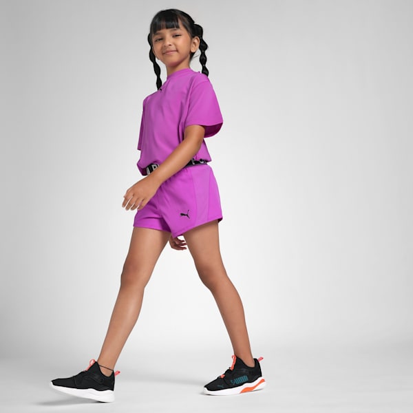 STRONG Youth Woven Training Shorts, Pure Magenta, extralarge-IND