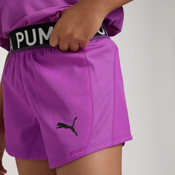 STRONG Youth Woven Training Shorts, Pure Magenta, extralarge-IND
