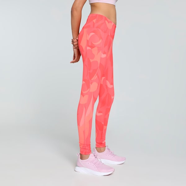 Active Women's Printed Training Tights, Loveable, extralarge-IND