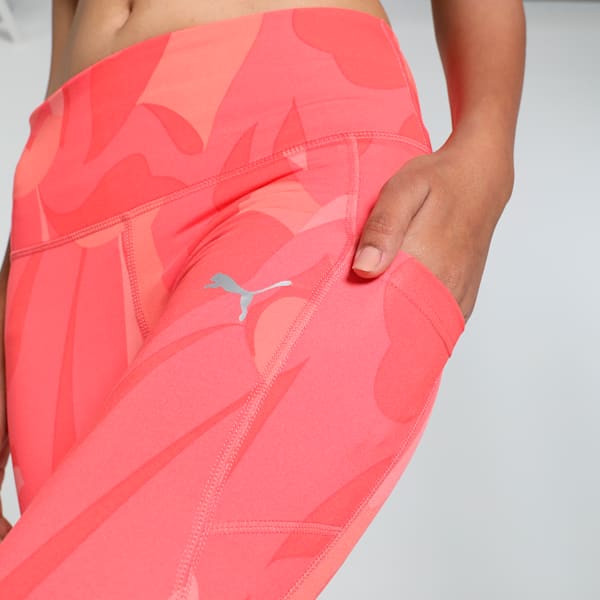 Active Women's Printed Training Tights, Loveable, extralarge-IND