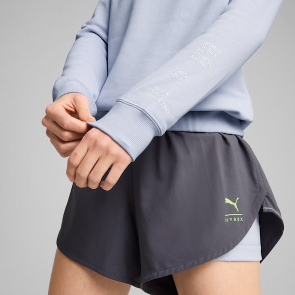 PUMA x HYROX Women's Crew-Neck Oversized Training Top, Cool Weather, extralarge-IND