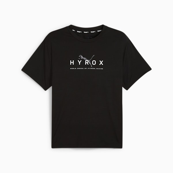 ウィメンズ トレーニング PUMA x HYROX クラウドスパン 半袖 Tシャツ, PUMA Black, extralarge-JPN