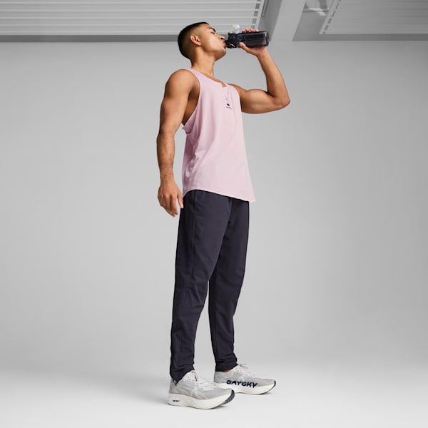 PUMA x SAYSKY Men's Running Pants, New Navy, extralarge