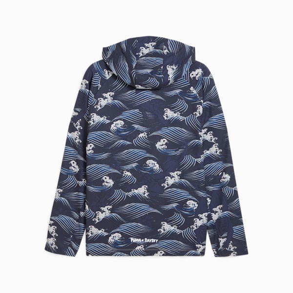 Chamarra estampada PUMA x SAYSKY, New Navy, extralarge