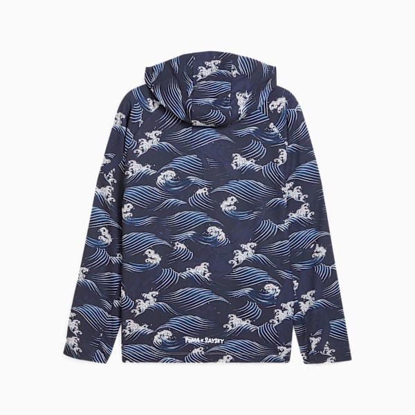 Chamarra estampada PUMA x SAYSKY unisex, New Navy, extralarge