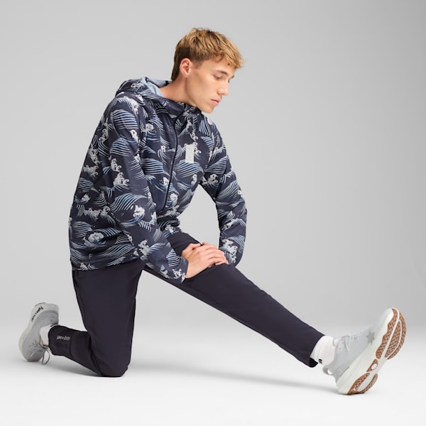 Chamarra estampada PUMA x SAYSKY, New Navy, extralarge