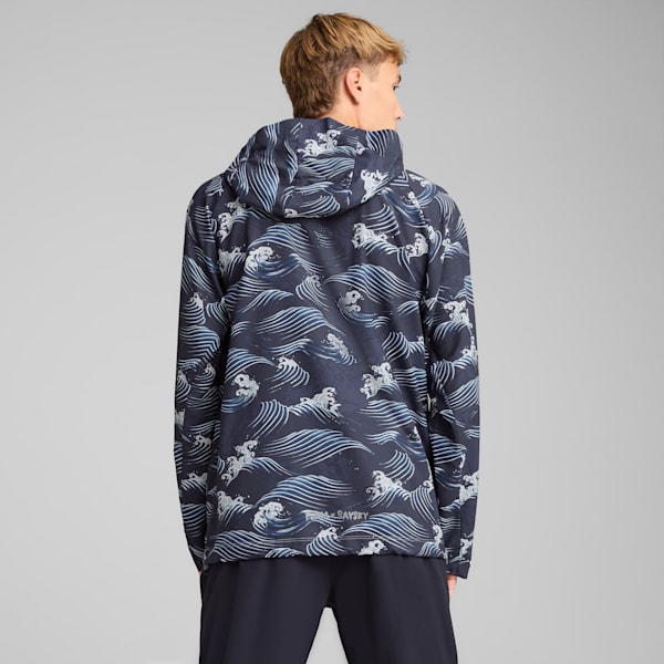 Chamarra estampada PUMA x SAYSKY, New Navy, extralarge