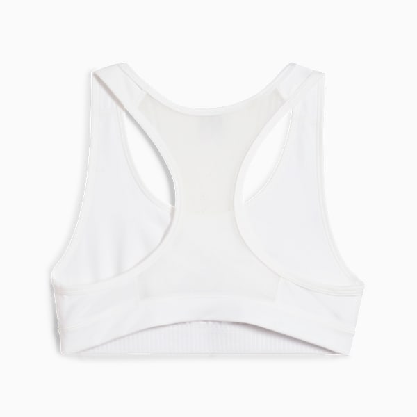 4KEEPS Women's Training Bra, PUMA White-Big black cat, extralarge-IND