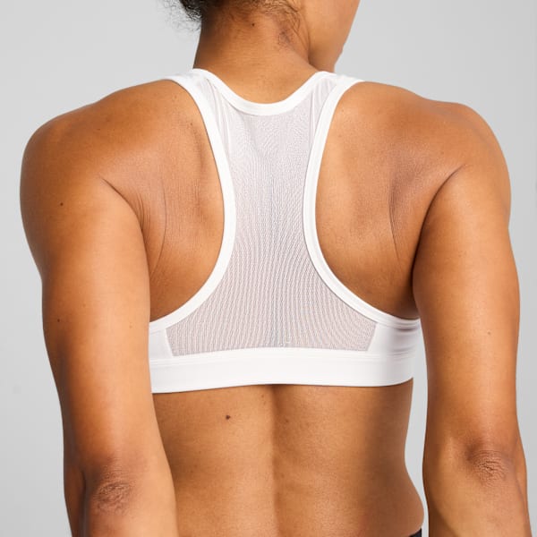 4KEEPS Women's Training Bra, PUMA White-Big black cat, extralarge-IND