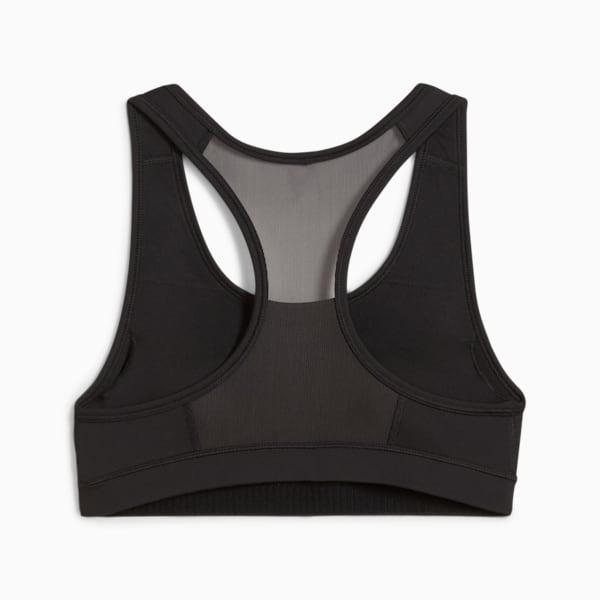 4KEEPS Women's Bra, PUMA Black-small Cat, extralarge