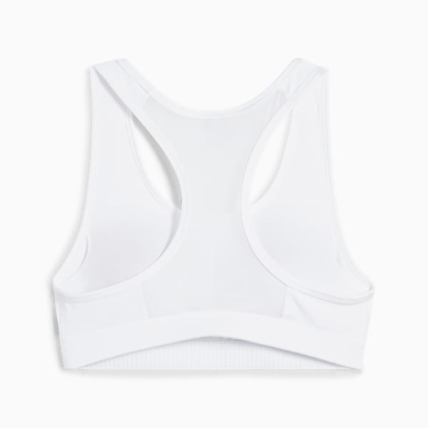 4KEEPS Women's Bra, PUMA White-Big Cat, extralarge