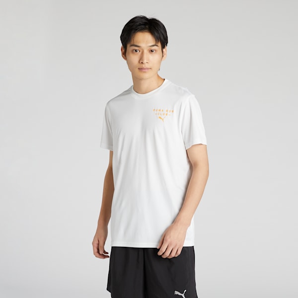 メンズ ランニング プーマ ラン クラブ 半袖 Tシャツ, PUMA White, extralarge-JPN