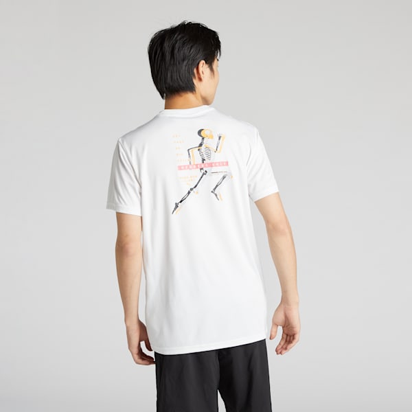 メンズ ランニング プーマ ラン クラブ 半袖 Tシャツ, PUMA White, extralarge-JPN