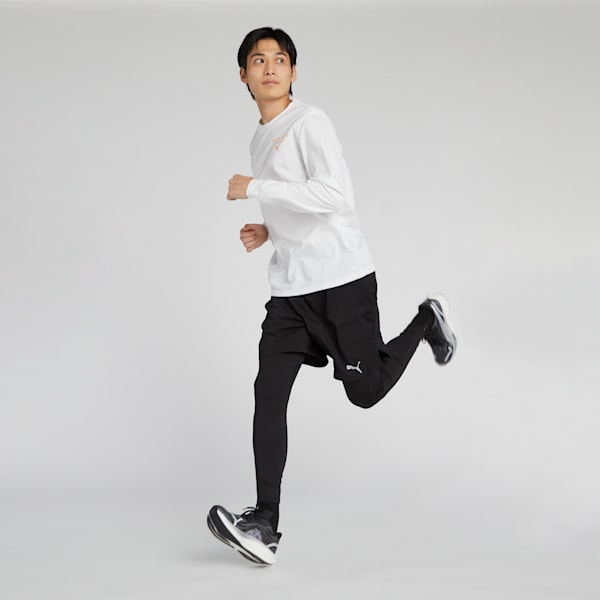 メンズ ランニング プーマ ラン クラブ 長袖 シャツ, PUMA White, extralarge-JPN