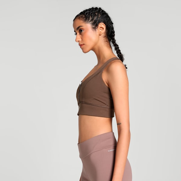 High Impact Eversculpt Women's Training Bra, Espresso Brown, extralarge-IND