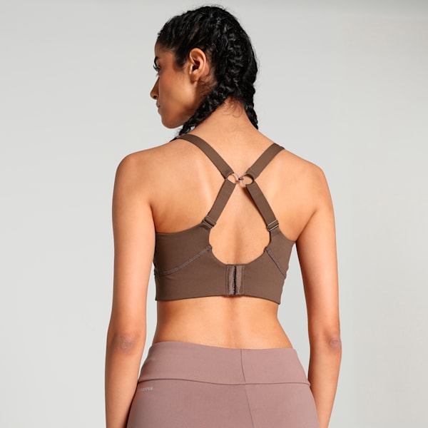 High Impact Eversculpt Women's Training Bra, Espresso Brown, extralarge-IND