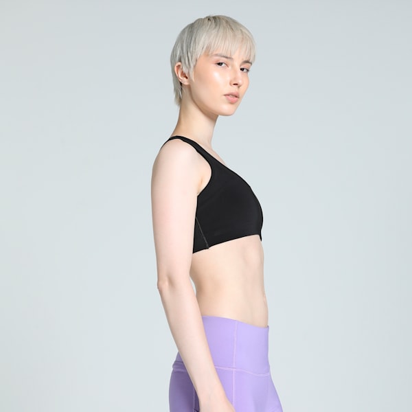 High Impact To The Max Women's Running Bra, PUMA Black, extralarge-IND