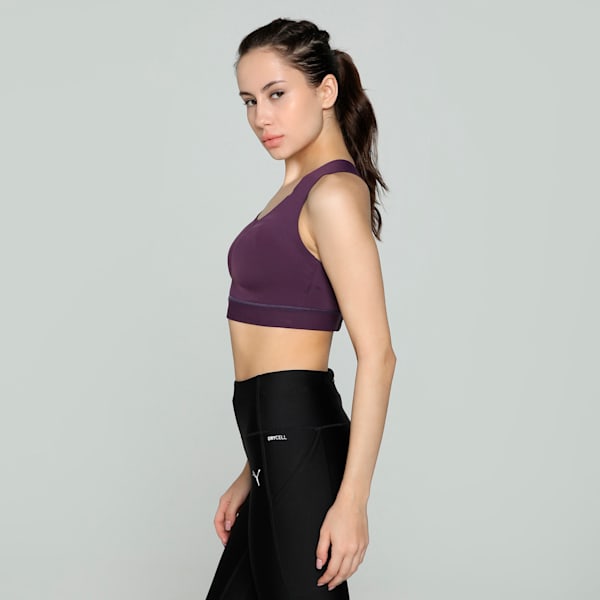 Women's High Impact Elite Training Bra, Midnight Plum, extralarge-IND