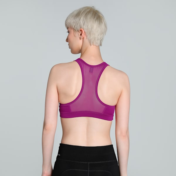 Women's Mid Impact Training Bra, Magenta Gleam, extralarge-IND