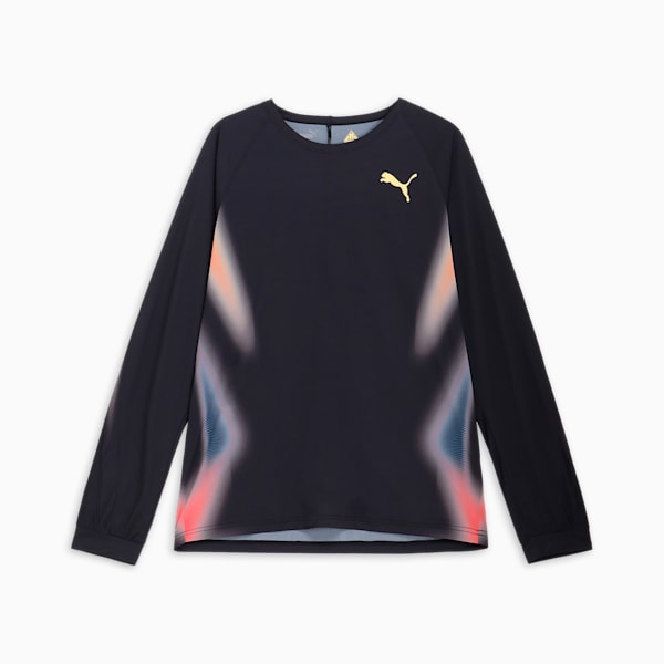 メンズ ランニング HSB DAWN 長袖 Tシャツ, PUMA Black, extralarge-JPN