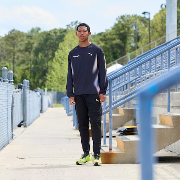 メンズ ランニング HSB DAWN 長袖 Tシャツ, PUMA Black, extralarge-JPN
