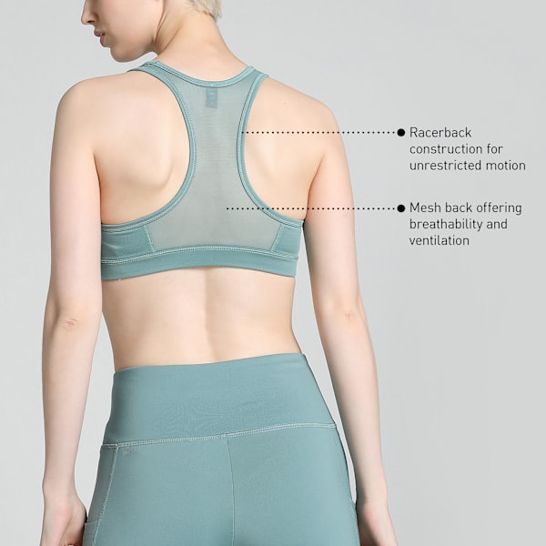Mid Impact Graphic Women's Training Bra, Adriatic, extralarge-IND