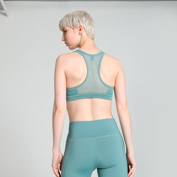 Mid Impact Graphic Women's Training Bra, Adriatic, extralarge-IND