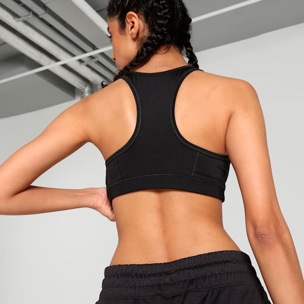 4Keeps Graphic Women's Training Bra, PUMA Black, extralarge-IND