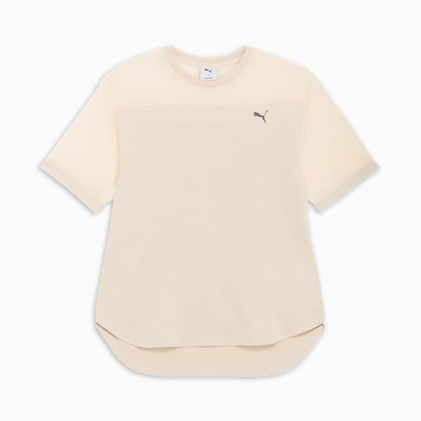 ウィメンズ ヨガ スタジオ ベーシック 半袖 Tシャツ, Alpine Snow, extralarge-JPN