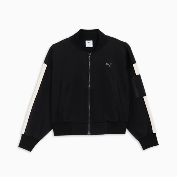 ウィメンズ トレーニング トレイン エッジ ニット ジャケット, PUMA Black, extralarge-JPN