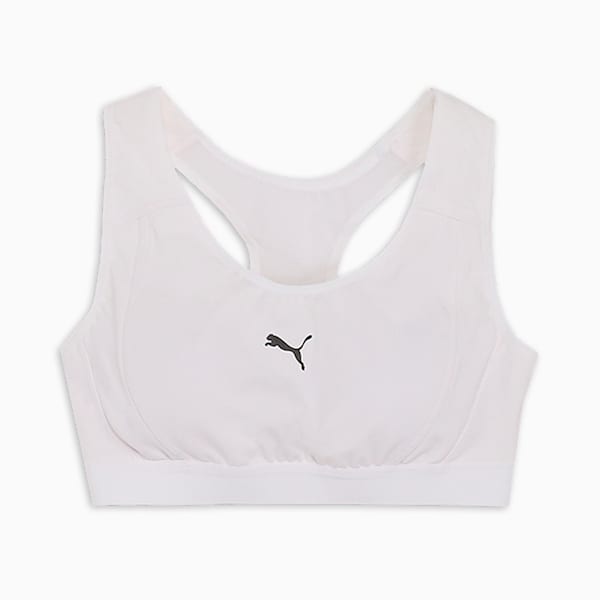 ウィメンズ トレーニング スポーツ ブラトップ ミディアムサポート, PUMA White, extralarge-JPN