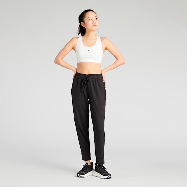 ウィメンズ トレーニング スポーツ ブラトップ ミディアムサポート, PUMA White, extralarge-JPN
