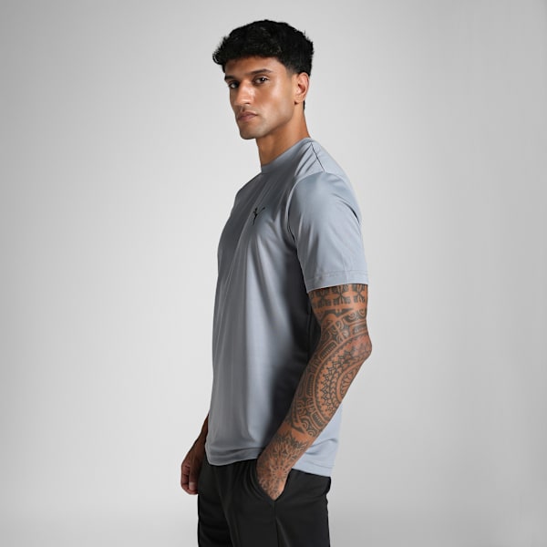 Performance Solid Men's Everyday Comfort T-shirt, Cool Mid Gray, extralarge-IND