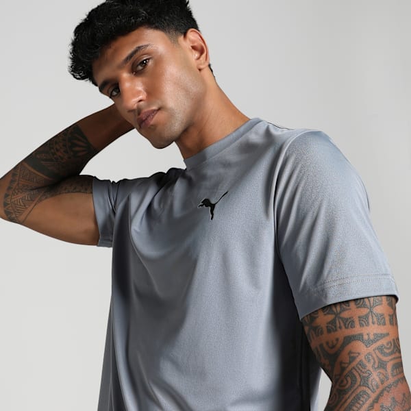 Performance Solid Men's Everyday Comfort T-shirt, Cool Mid Gray, extralarge-IND