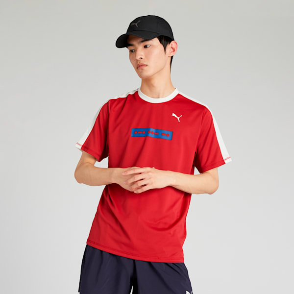 ユニセックス ランニング RF 半袖 Tシャツ U, Dark Crimson, extralarge-JPN