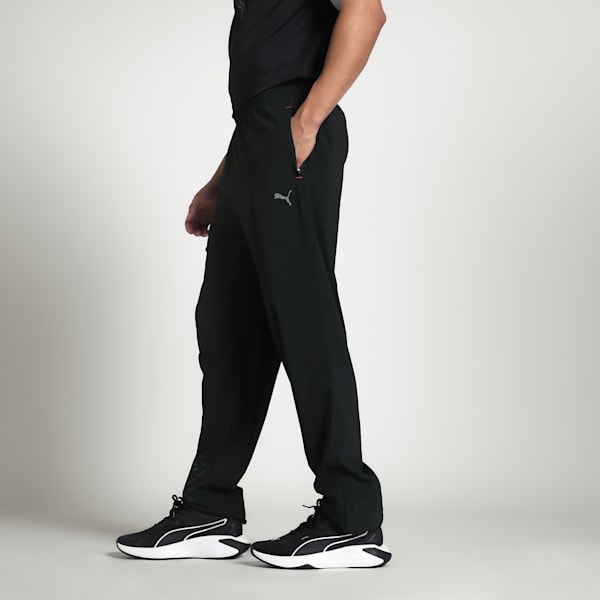 Men's M TRAIN Slim Fit Training Pants, PUMA Black, extralarge-IND