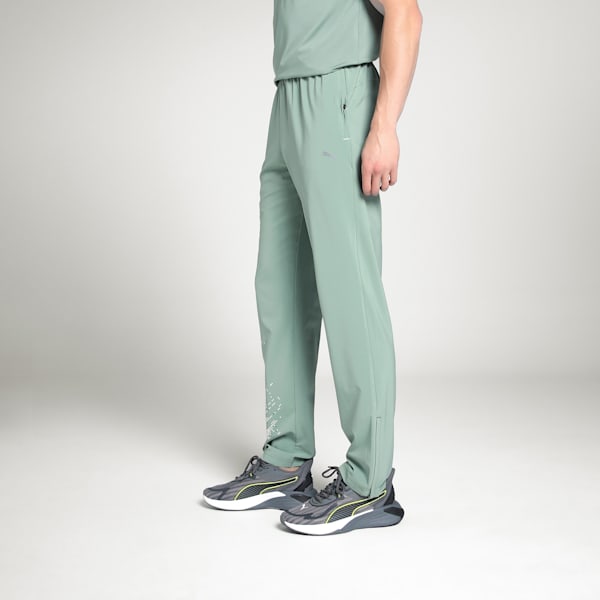 Men's M TRAIN Slim Fit Training Pants, Green Moon, extralarge-IND
