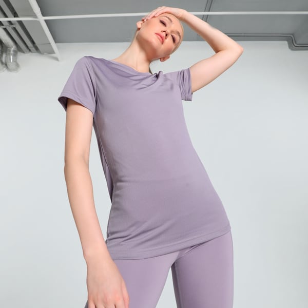 Women's Training Tee, Pale Plum, extralarge-IND