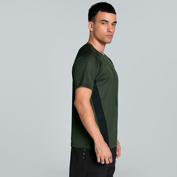 Train All Day Men's Slim Fit Training Tee, Dark Olive, extralarge-IND