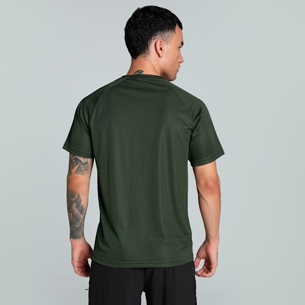 Train All Day Men's Slim Fit Training Tee, Dark Olive, extralarge-IND