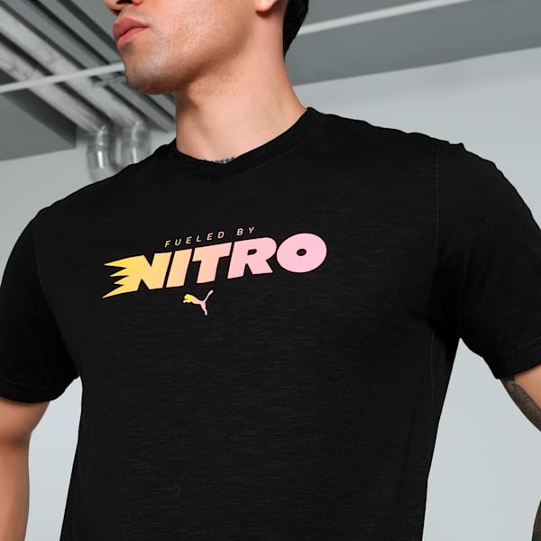 Men’s Graphic Run Nitro Men's Running Tee, PUMA Black, extralarge-IND